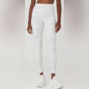 ALO White Camo Vapor Leggings